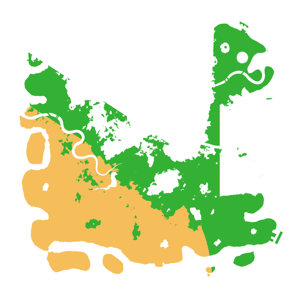 Biome Rust Map: Procedural Map, Size: 4500, Seed: 46849789