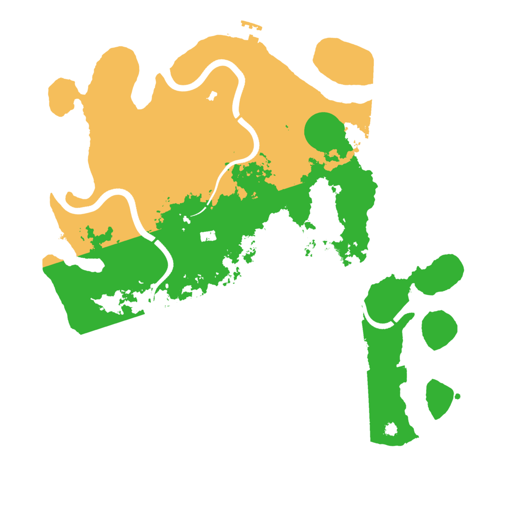Biome Rust Map: Procedural Map, Size: 3500, Seed: 901091314