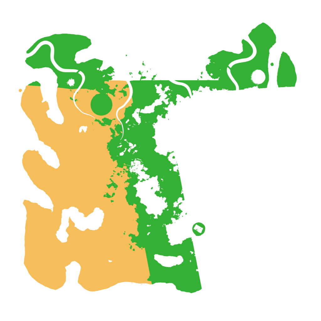 Biome Rust Map: Procedural Map, Size: 4000, Seed: 12460