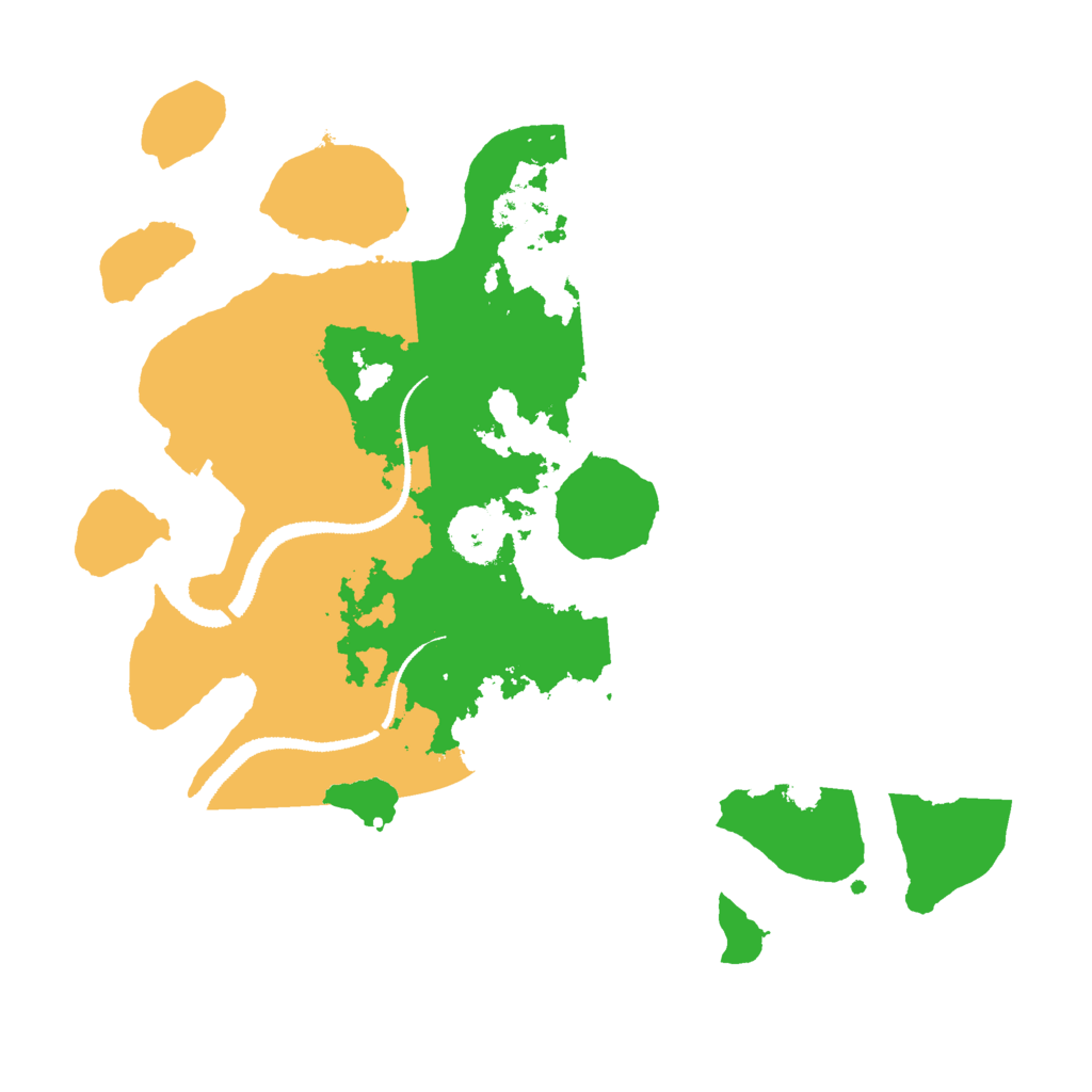 Biome Rust Map: Procedural Map, Size: 3000, Seed: 1604265012