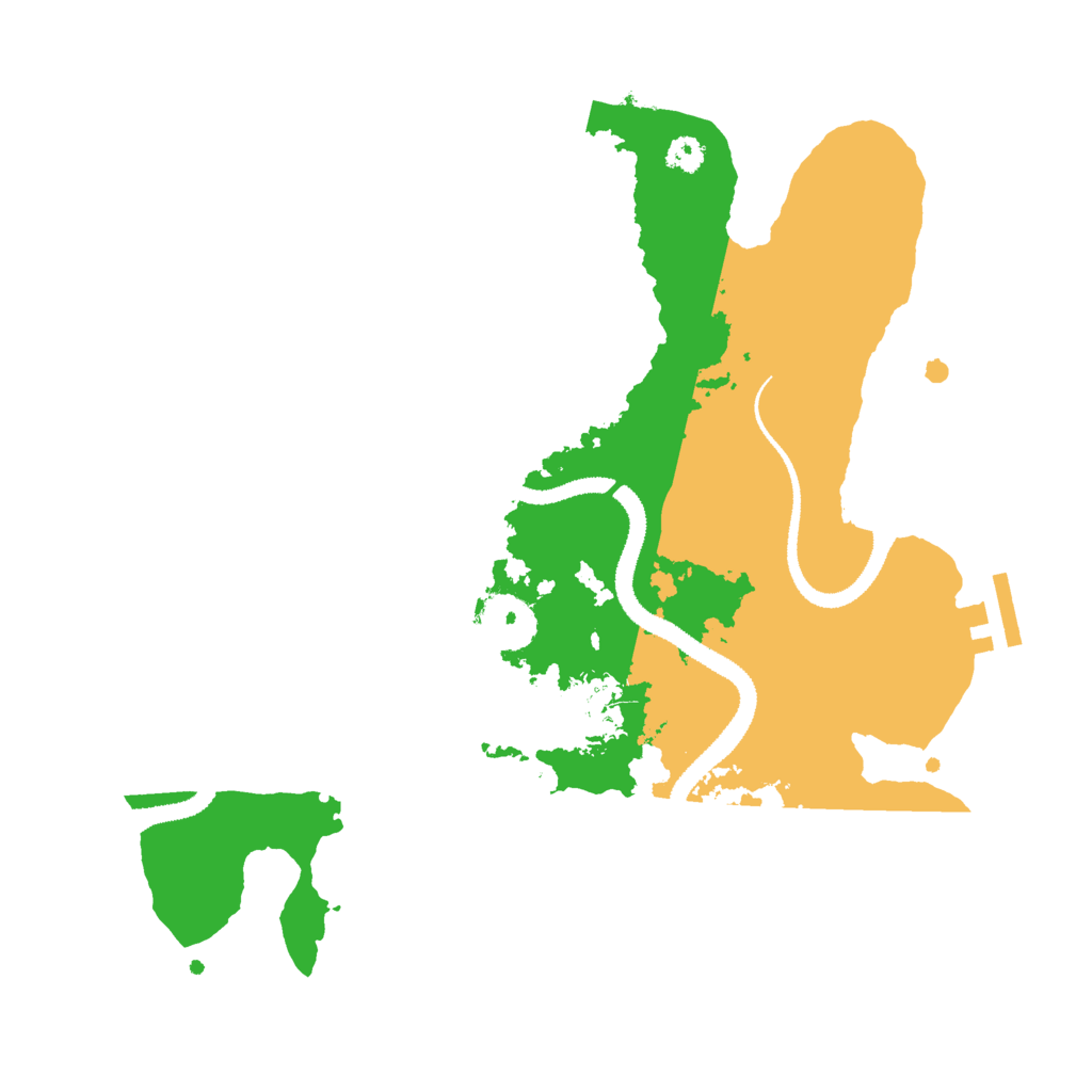 Biome Rust Map: Procedural Map, Size: 3000, Seed: 553212800