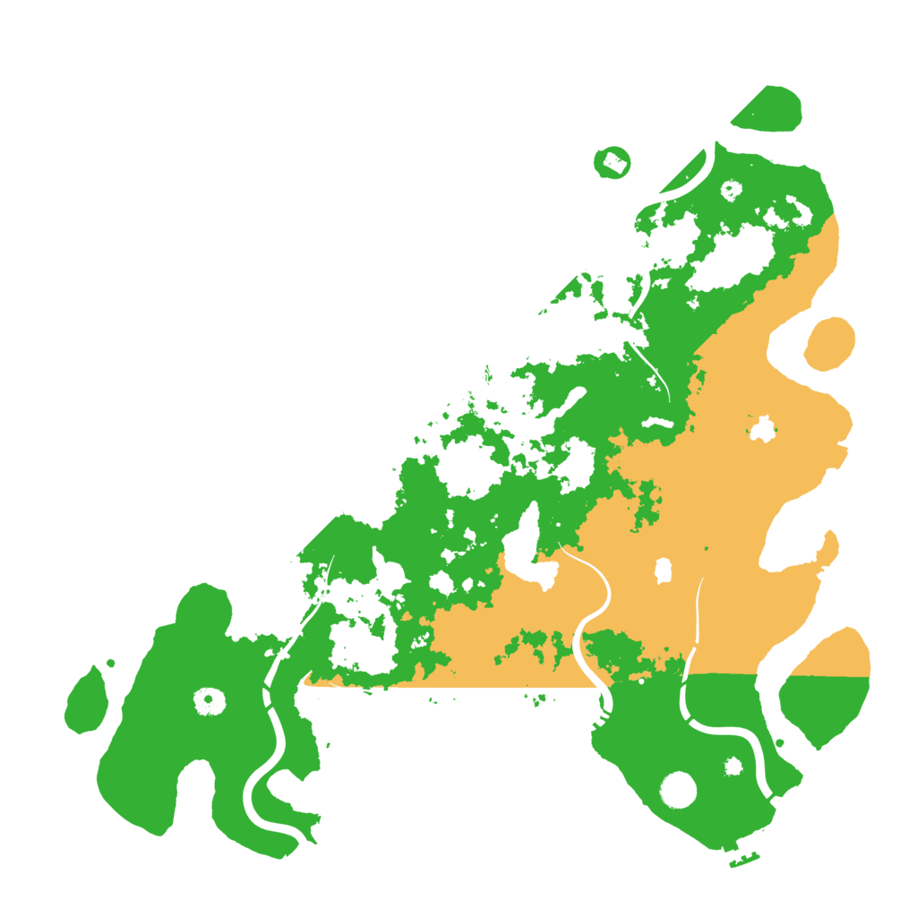 Biome Rust Map: Procedural Map, Size: 4500, Seed: 343514828