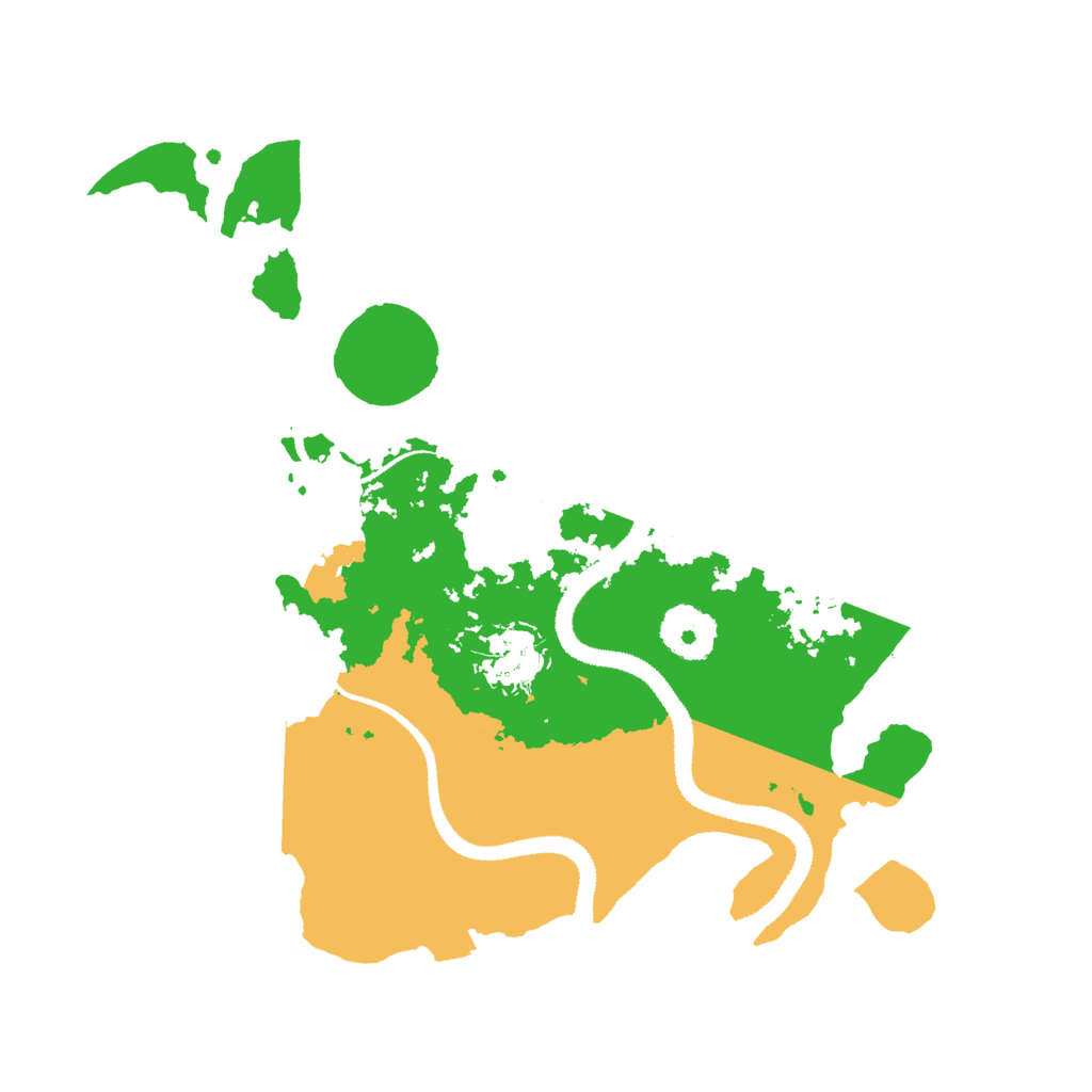 Biome Rust Map: Procedural Map, Size: 3000, Seed: 427135119