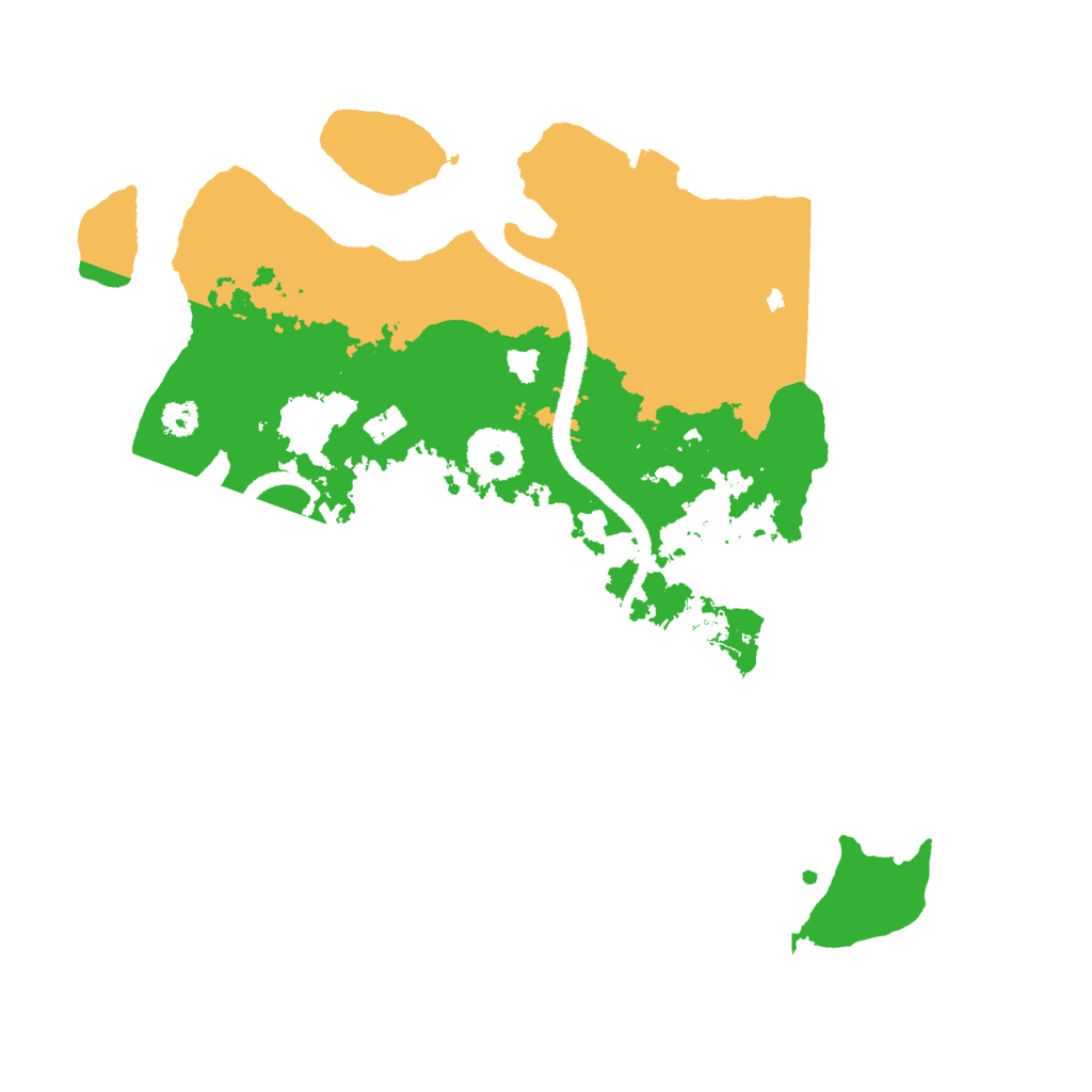 Biome Rust Map: Procedural Map, Size: 3000, Seed: 577760298