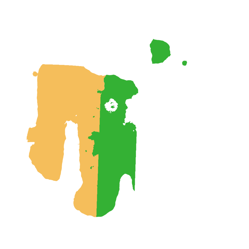 Biome Rust Map: Procedural Map, Size: 2000, Seed: 2016881108