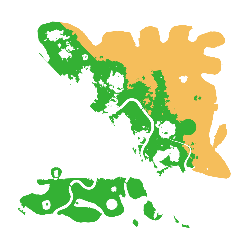 Biome Rust Map: Procedural Map, Size: 4000, Seed: 1175950283