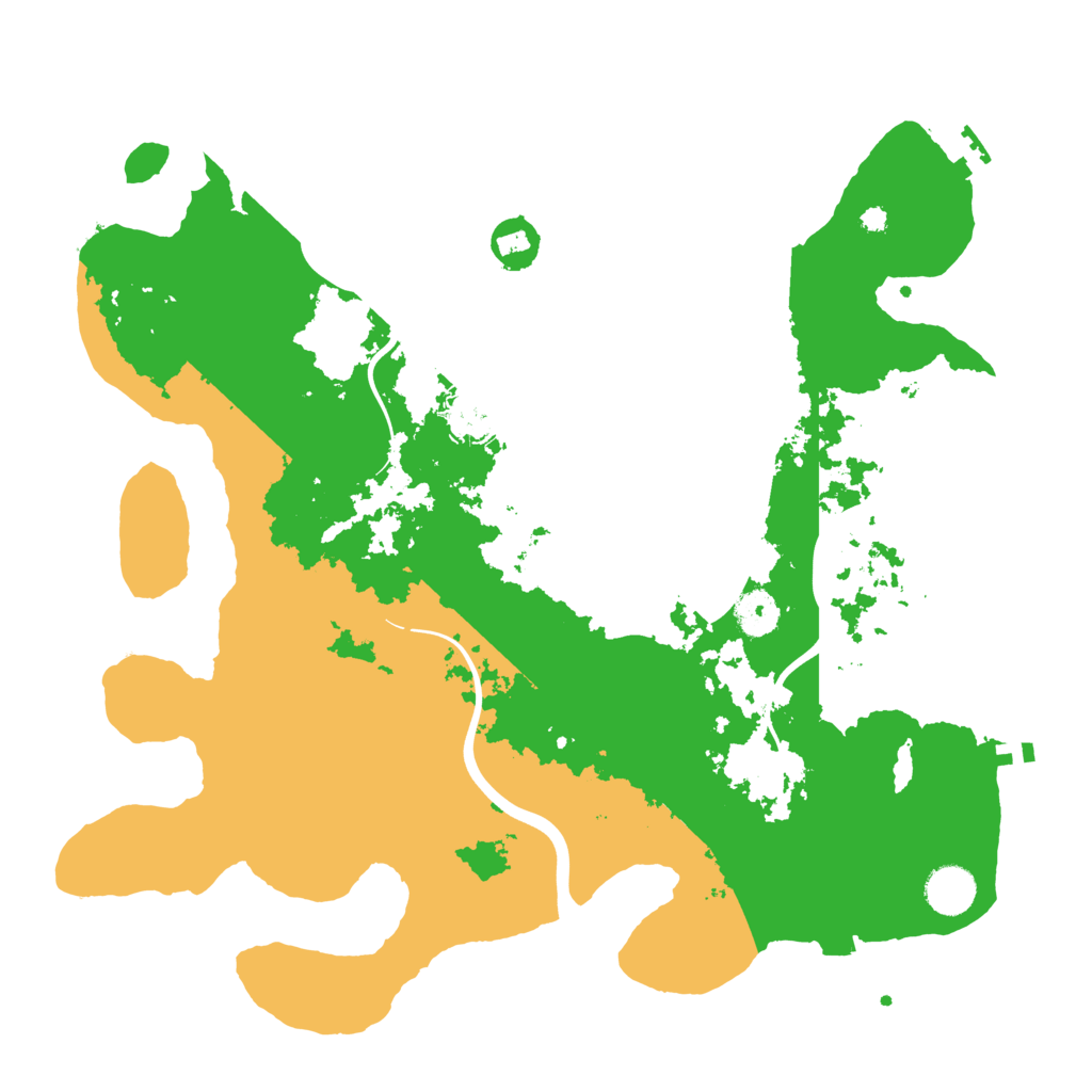 Biome Rust Map: Procedural Map, Size: 3850, Seed: 805407529