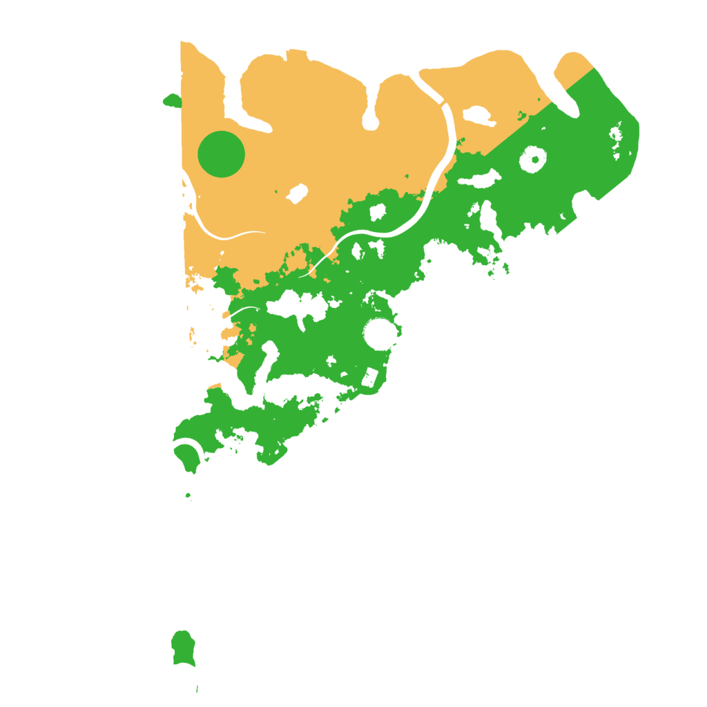 Biome Rust Map: Procedural Map, Size: 4000, Seed: 5061