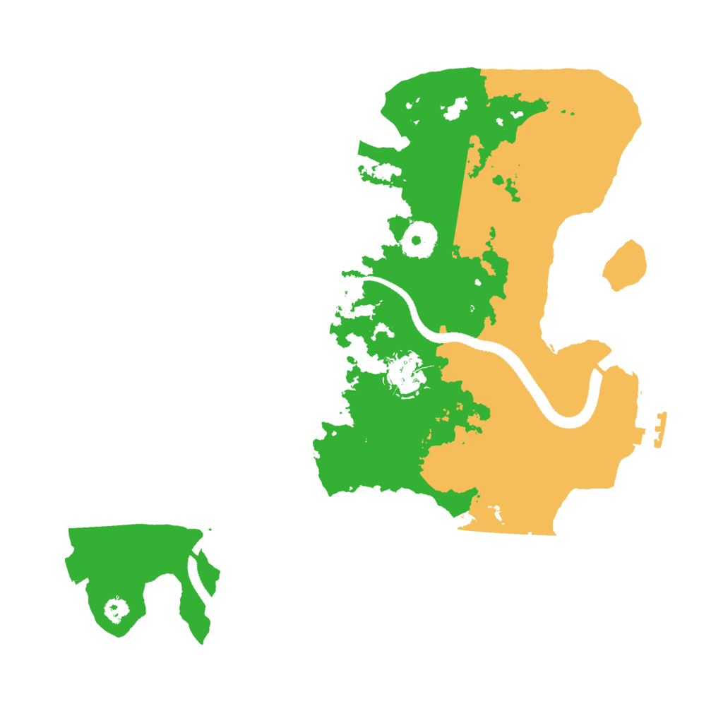 Biome Rust Map: Procedural Map, Size: 3000, Seed: 1535265650