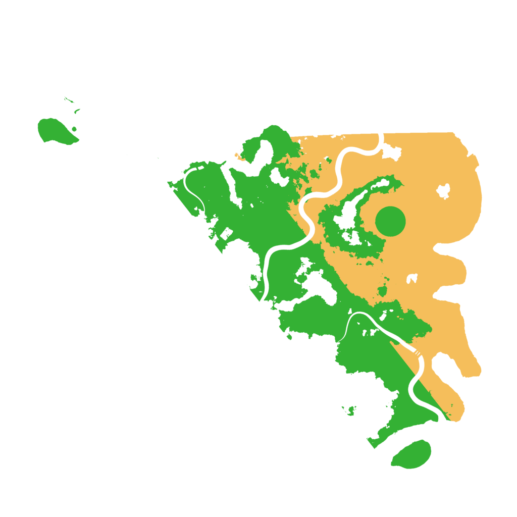 Biome Rust Map: Procedural Map, Size: 4500, Seed: 668899826