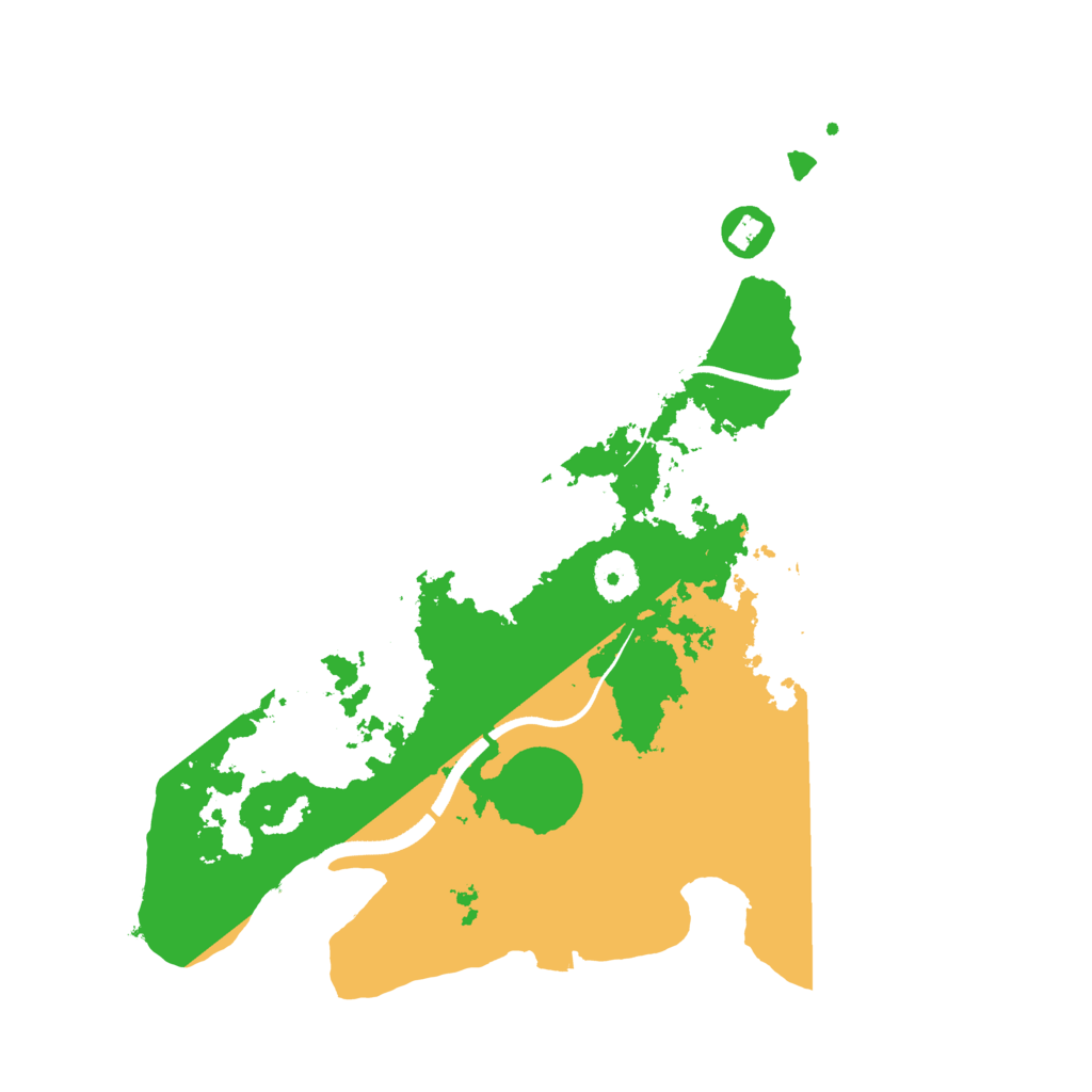 Biome Rust Map: Procedural Map, Size: 3500, Seed: 2857192