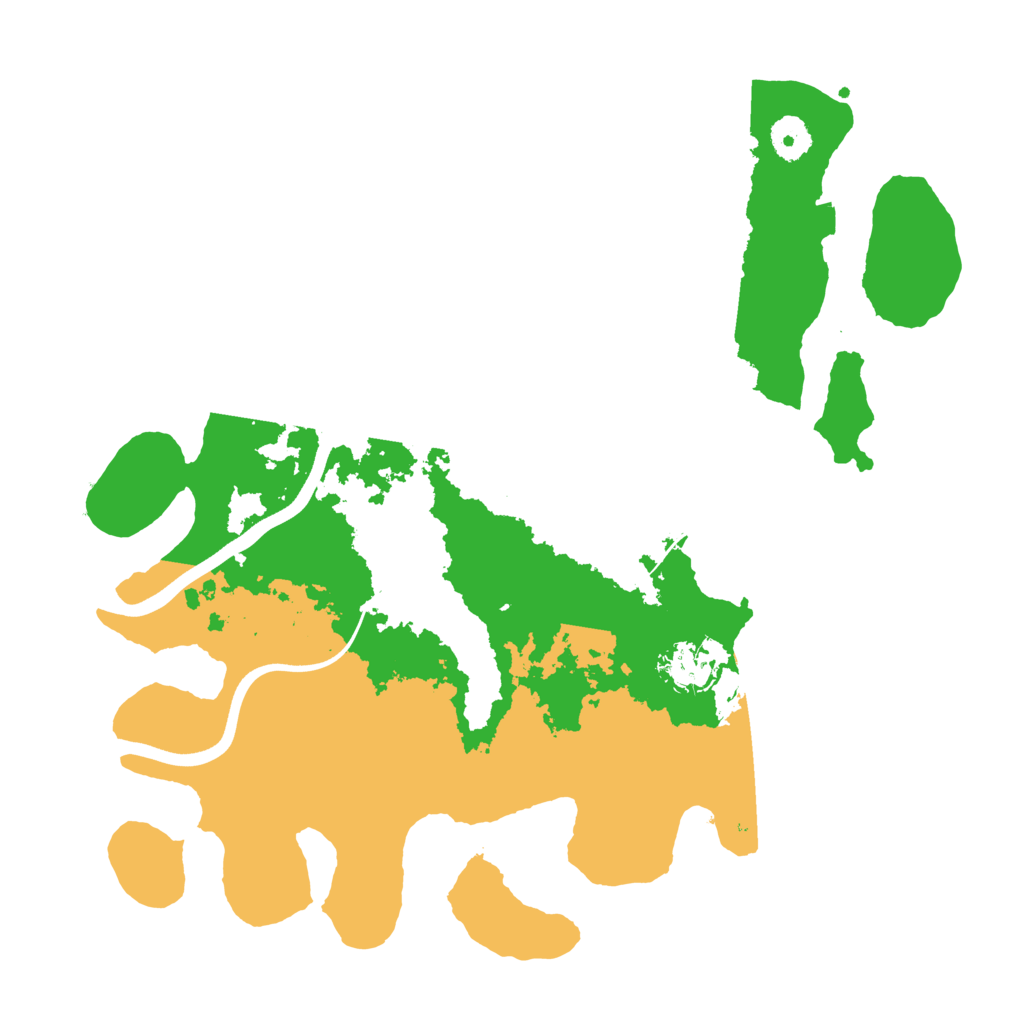 Biome Rust Map: Procedural Map, Size: 3700, Seed: 823380145