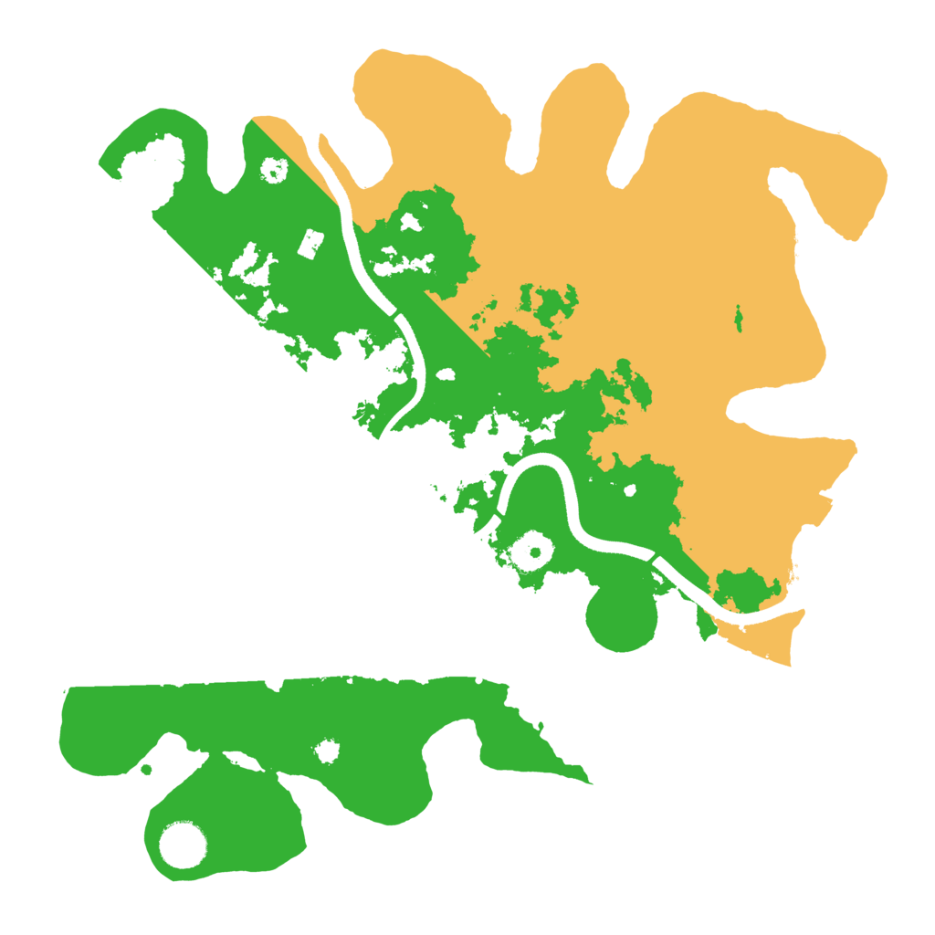 Biome Rust Map: Procedural Map, Size: 3500, Seed: 1004608328