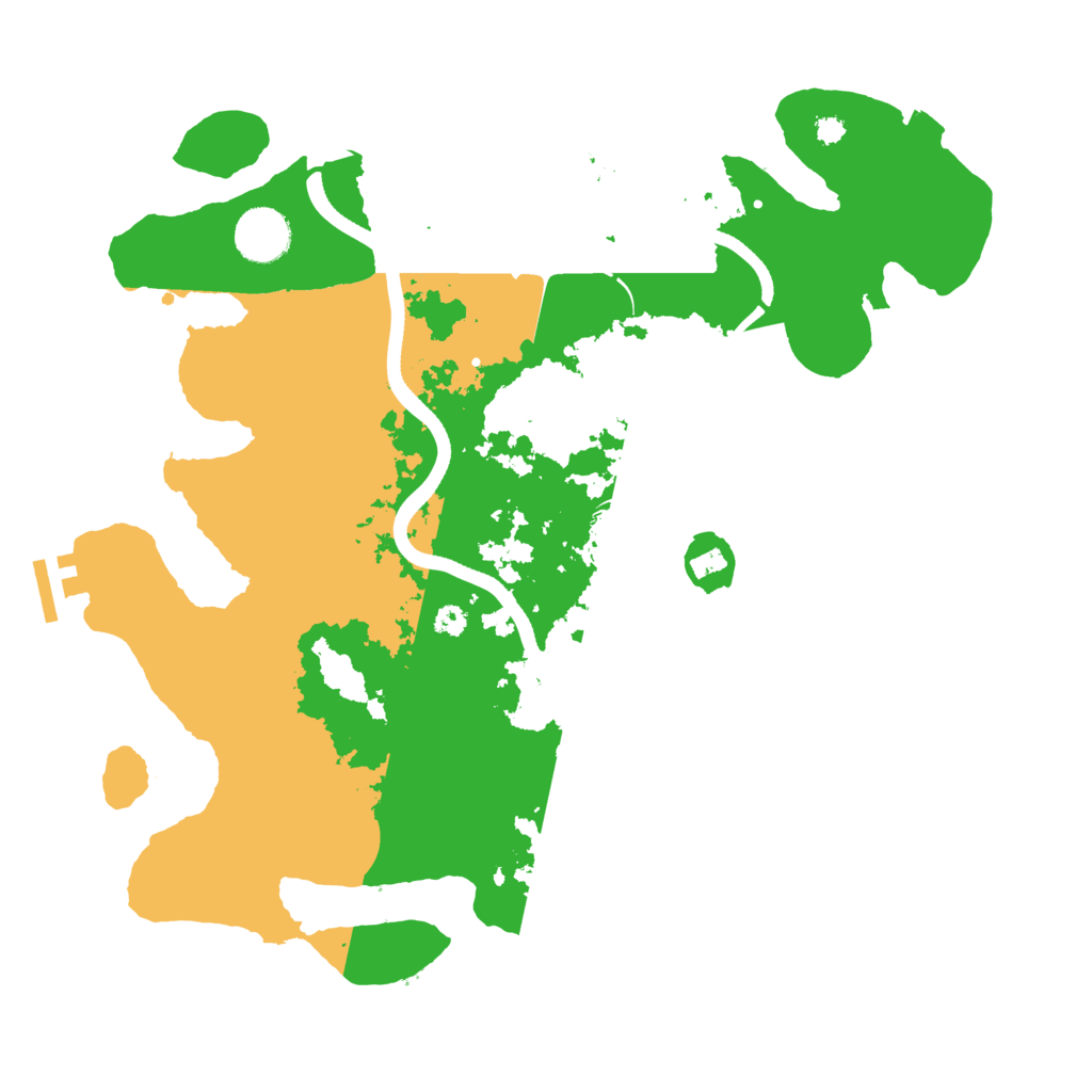 Biome Rust Map: Procedural Map, Size: 3500, Seed: 1431074393