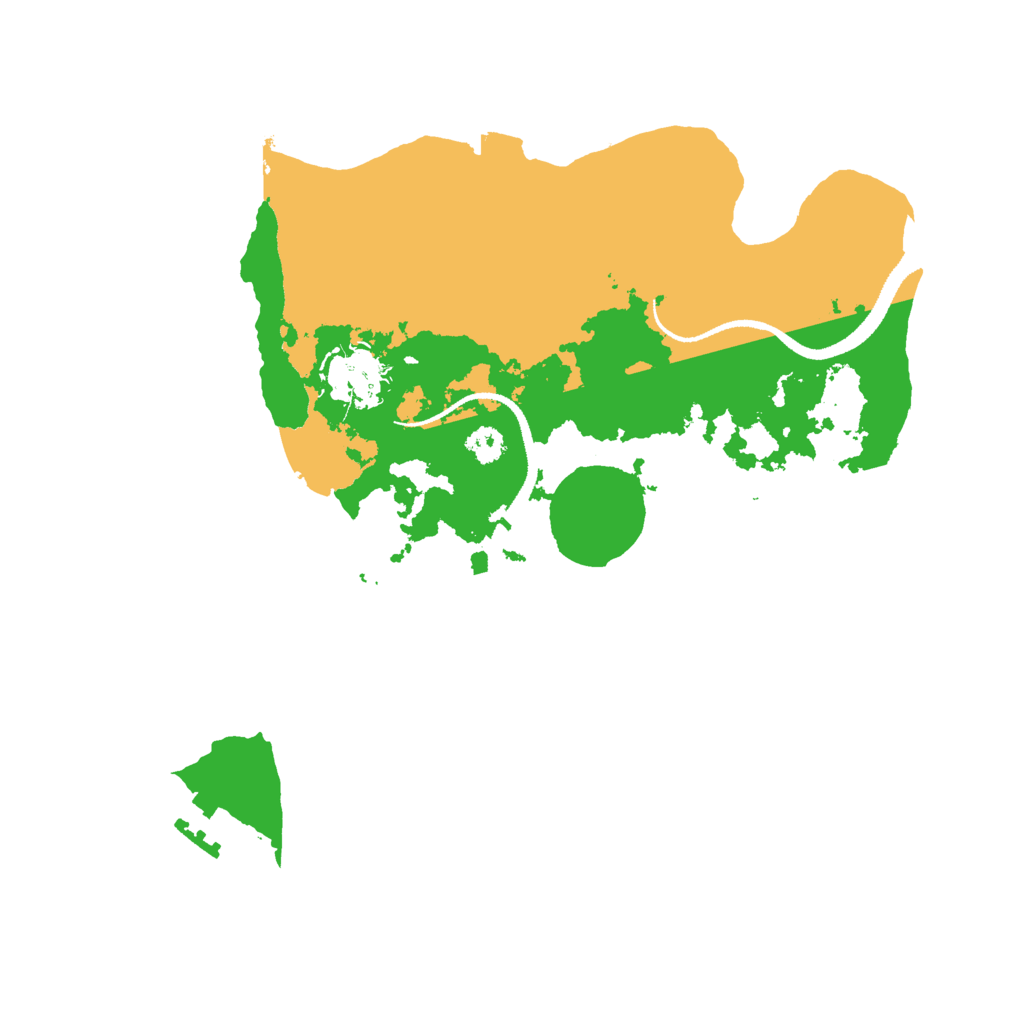 Biome Rust Map: Procedural Map, Size: 2850, Seed: 23916641
