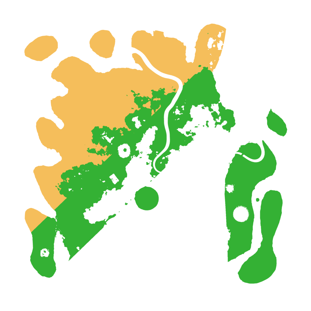 Biome Rust Map: Procedural Map, Size: 3500, Seed: 1233681554