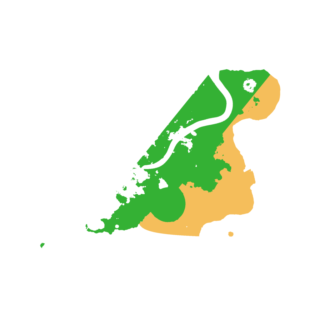 Biome Rust Map: Procedural Map, Size: 2500, Seed: 887771