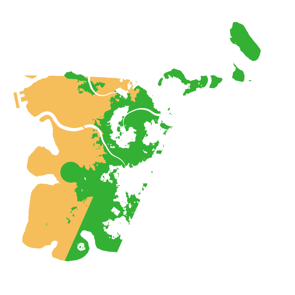 Biome Rust Map: Procedural Map, Size: 3750, Seed: 1836715971