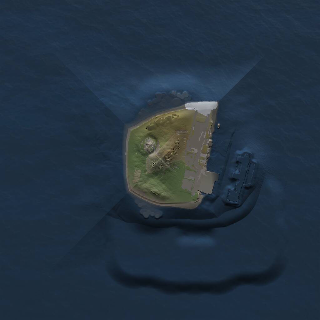 Rust Map: Procedural Map, Size: 1000, Seed: 455715369, 2 Monuments