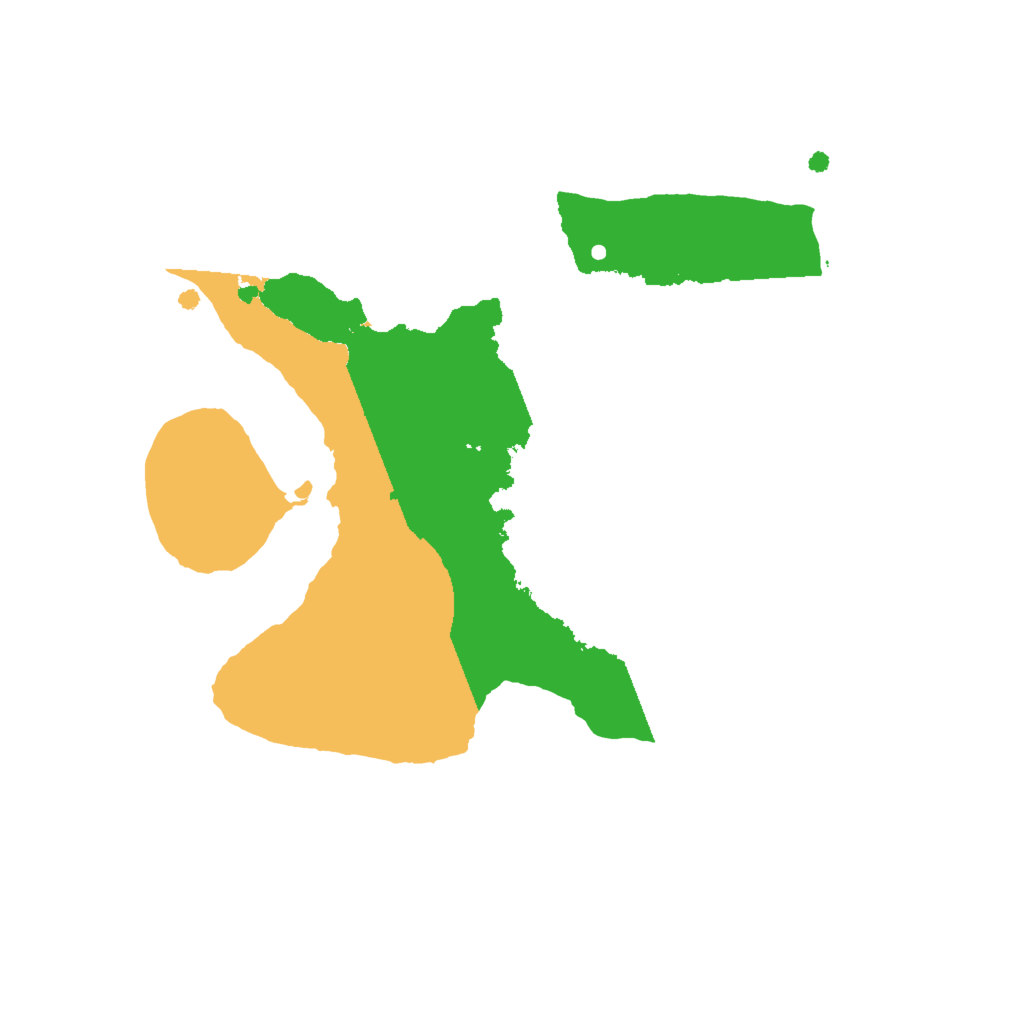 Biome Rust Map: Procedural Map, Size: 2000, Seed: 258789