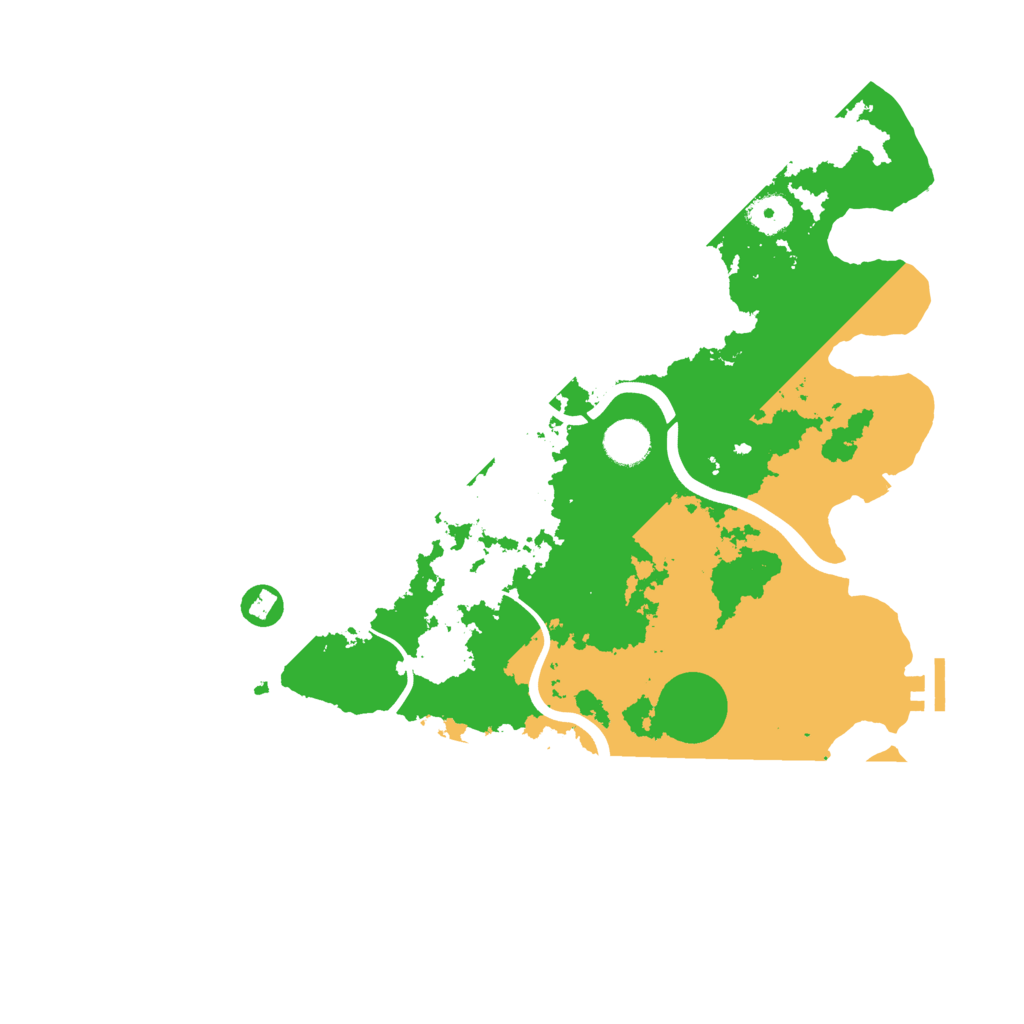 Biome Rust Map: Procedural Map, Size: 3900, Seed: 58419205