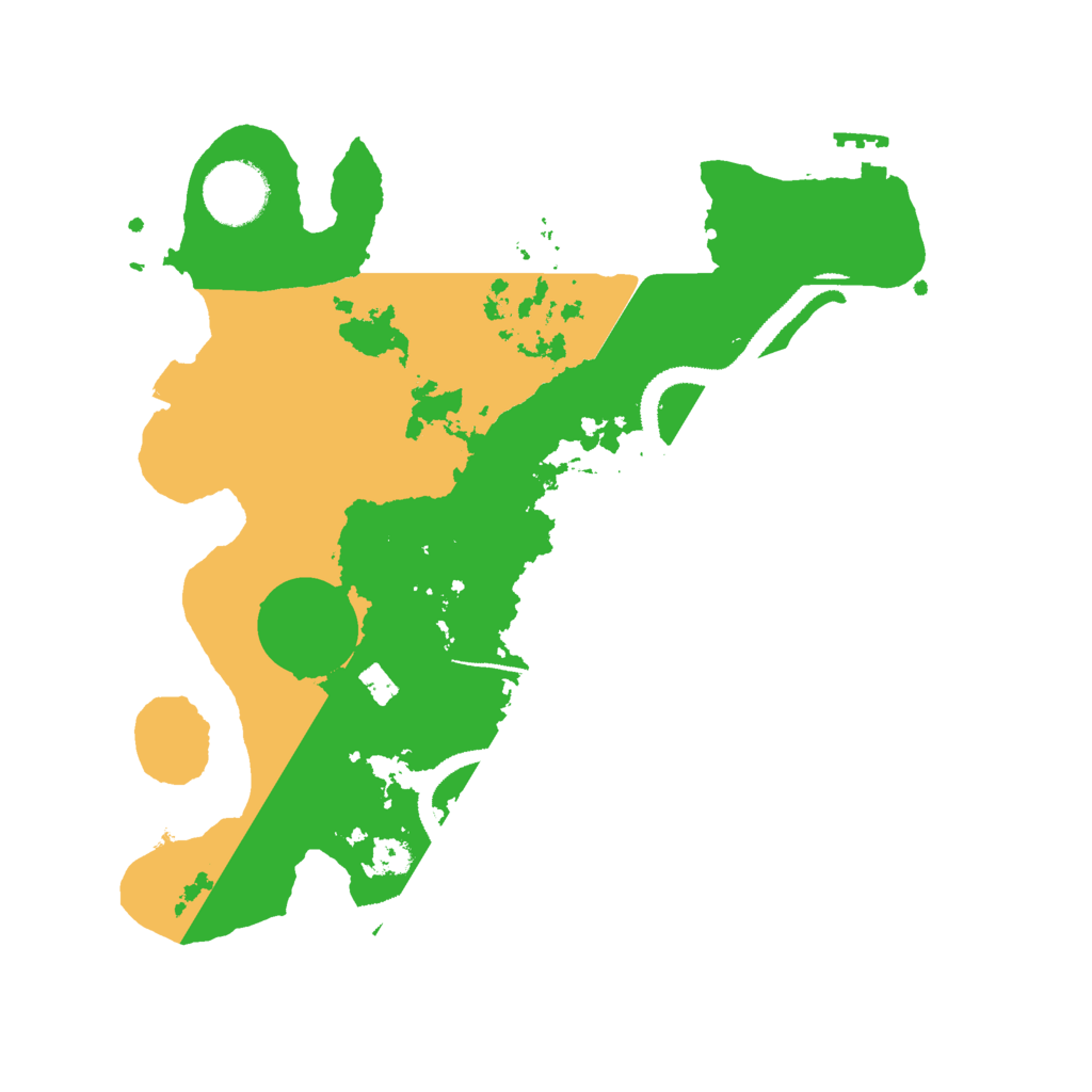 Biome Rust Map: Procedural Map, Size: 3000, Seed: 465398