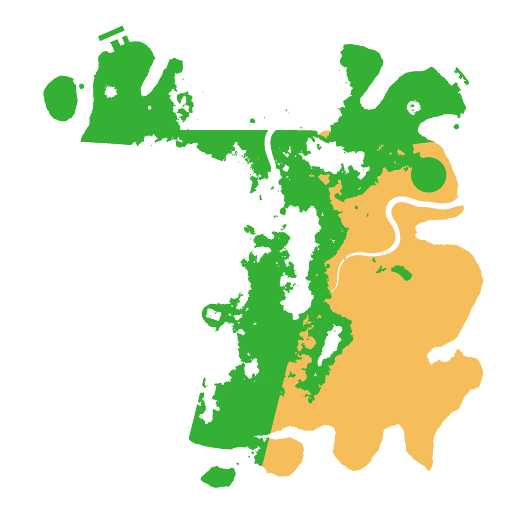 Biome Rust Map: Procedural Map, Size: 3900, Seed: 1279588616