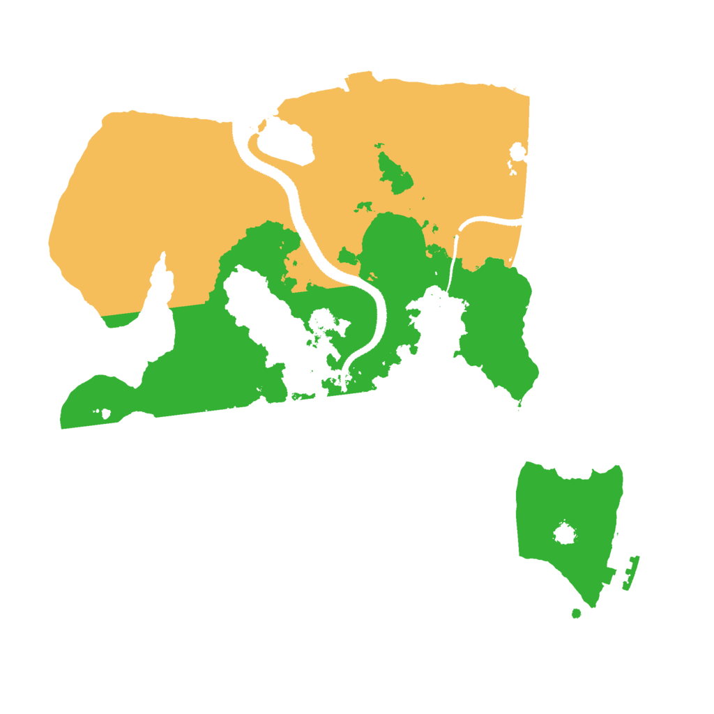 Biome Rust Map: Procedural Map, Size: 3000, Seed: 6534978
