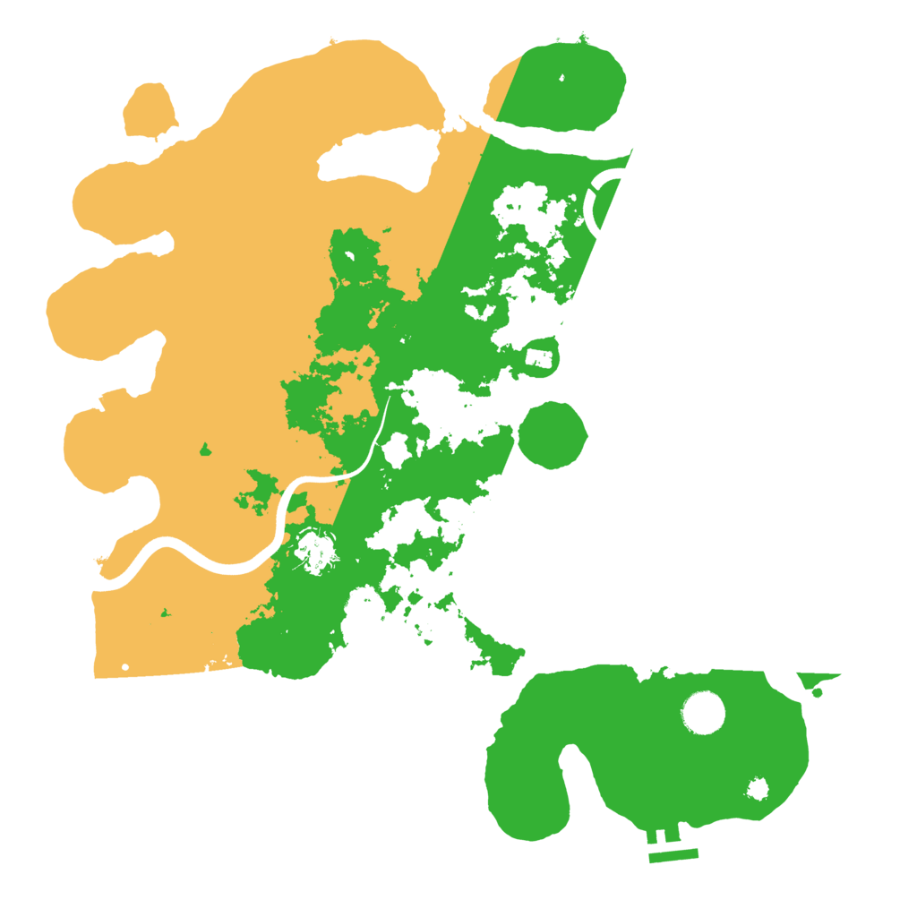Biome Rust Map: Procedural Map, Size: 3750, Seed: 2073207663