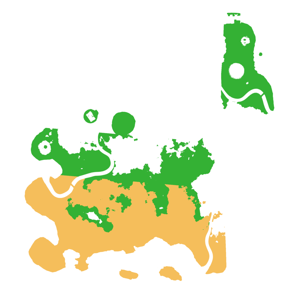 Biome Rust Map: Procedural Map, Size: 3500, Seed: 96369467