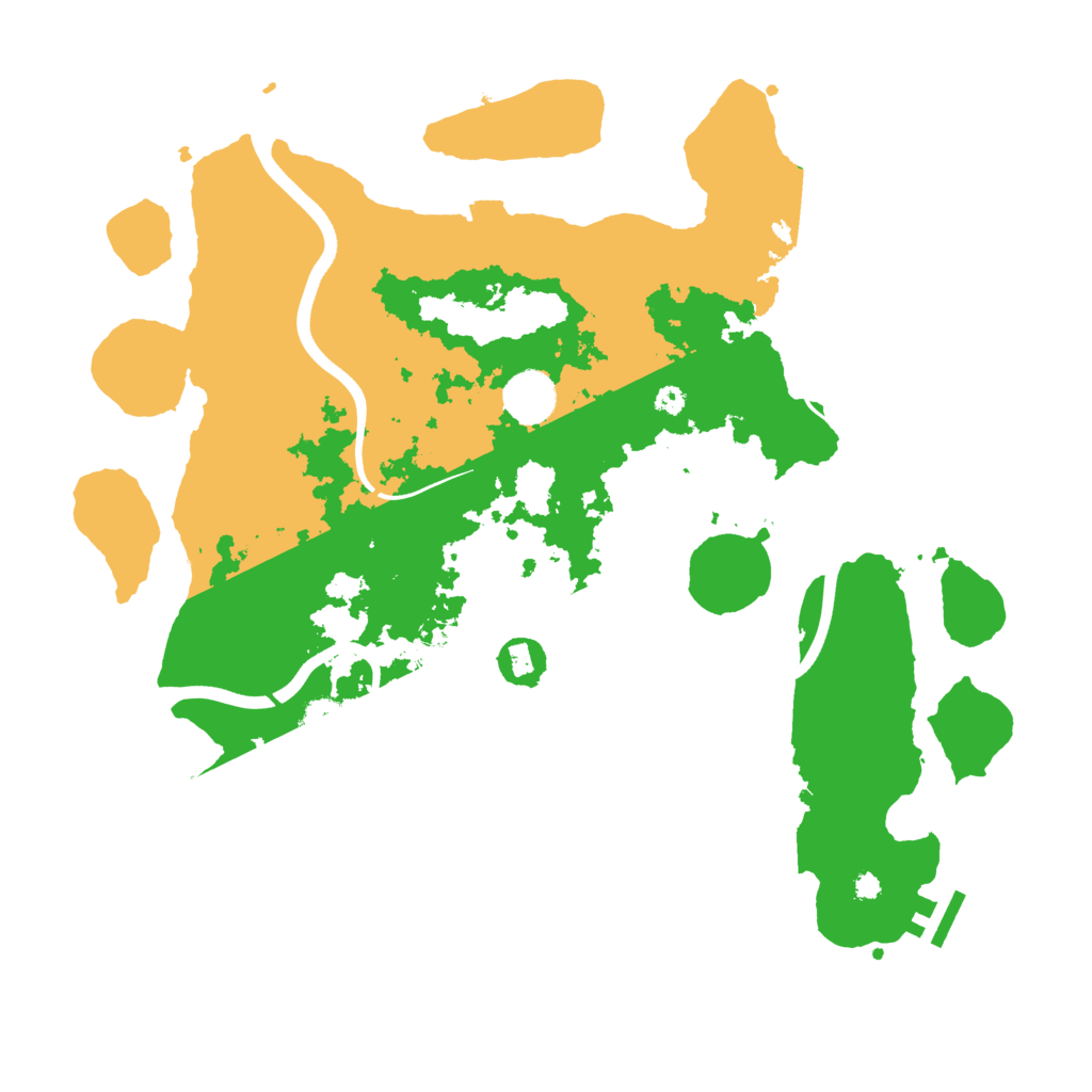 Biome Rust Map: Procedural Map, Size: 3750, Seed: 1994418895