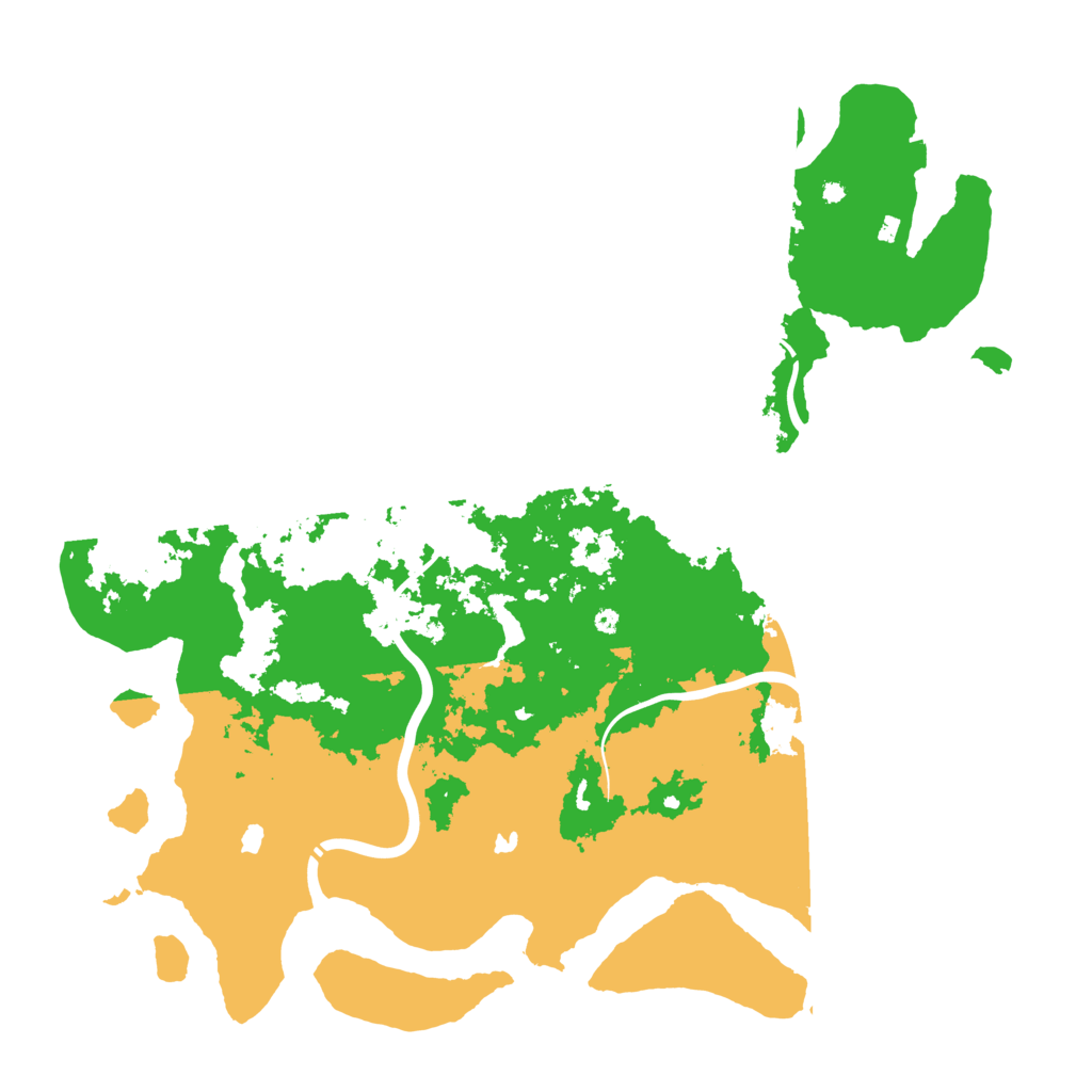 Biome Rust Map: Procedural Map, Size: 4500, Seed: 998711
