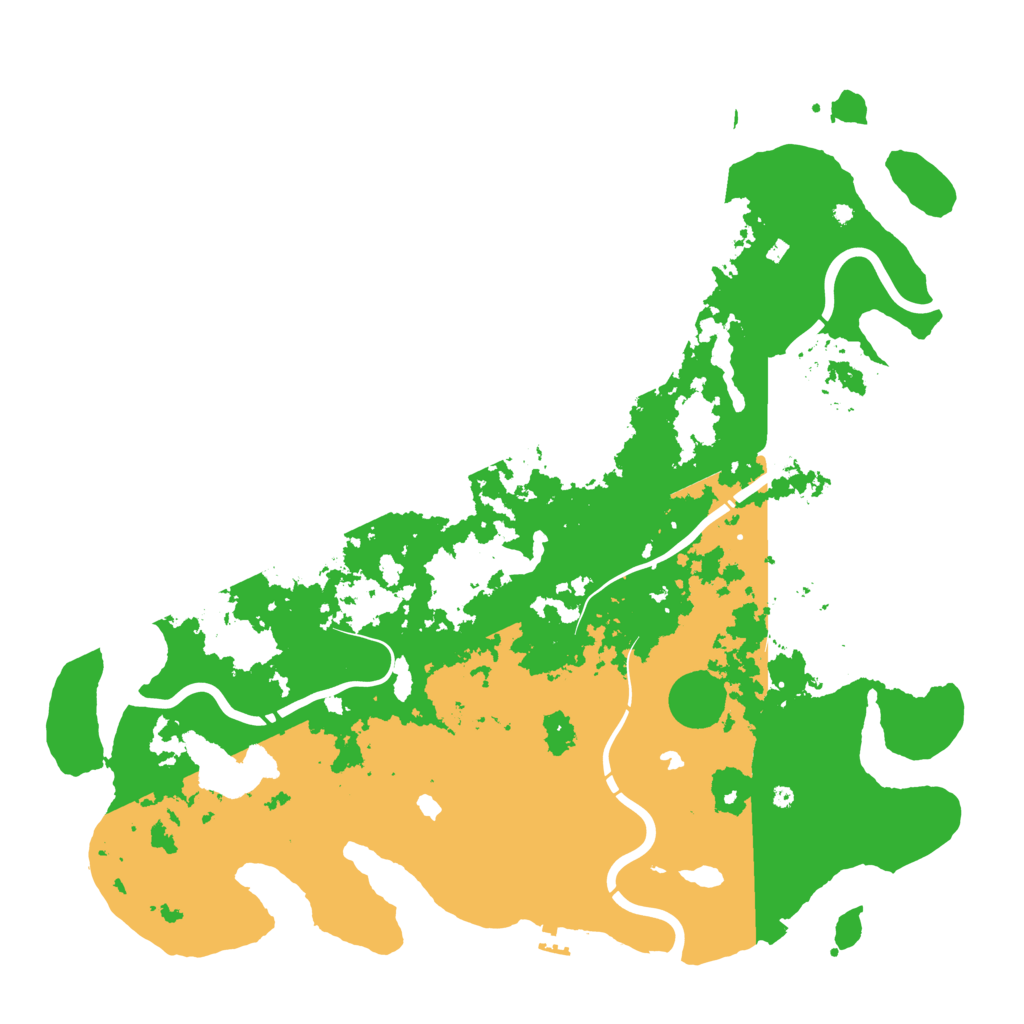 Biome Rust Map: Procedural Map, Size: 4800, Seed: 494473298