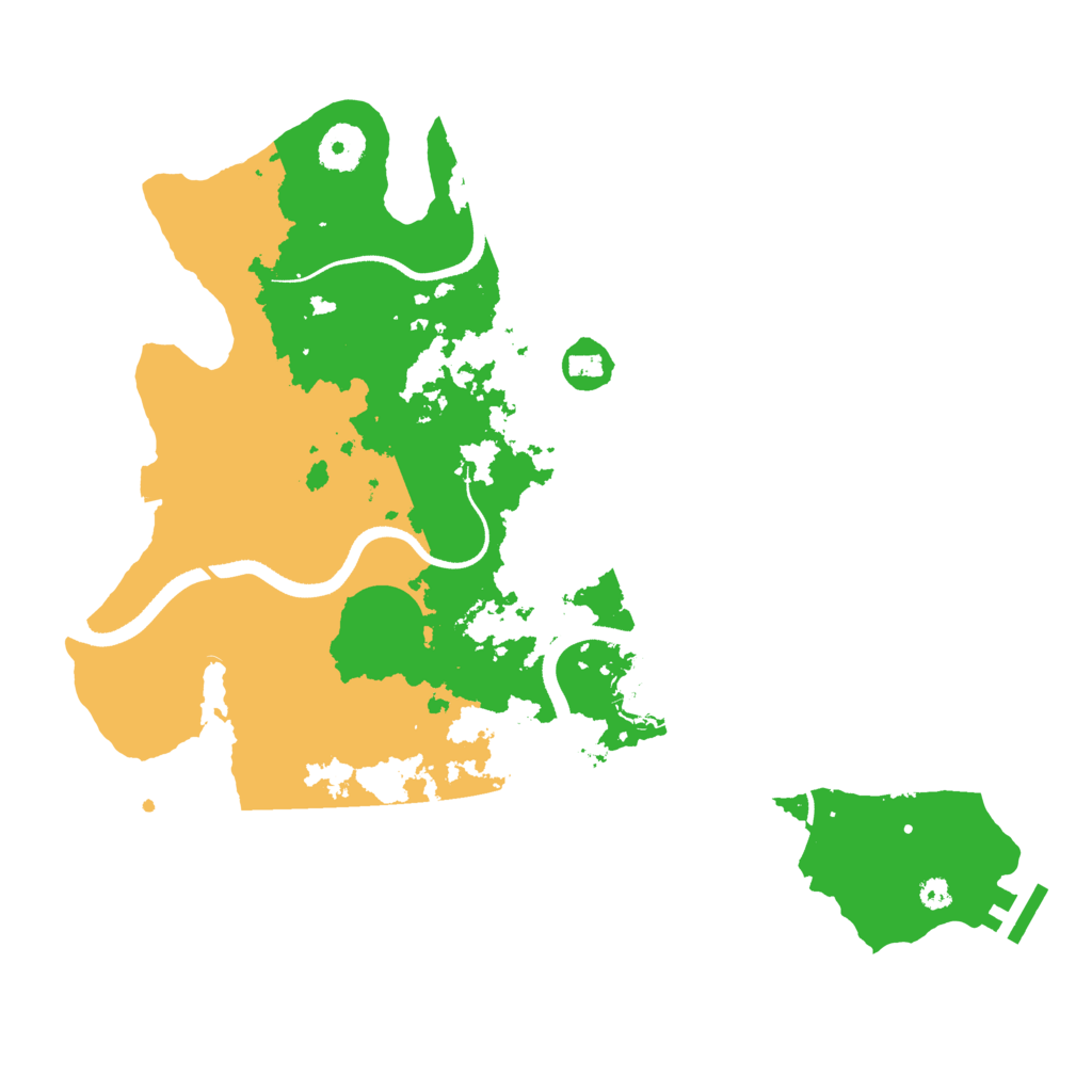 Biome Rust Map: Procedural Map, Size: 3500, Seed: 902207036