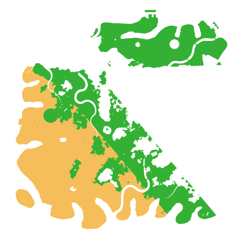 Biome Rust Map: Procedural Map, Size: 4500, Seed: 930064272