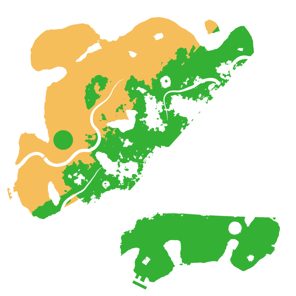 Biome Rust Map: Procedural Map, Size: 4000, Seed: 2115571507