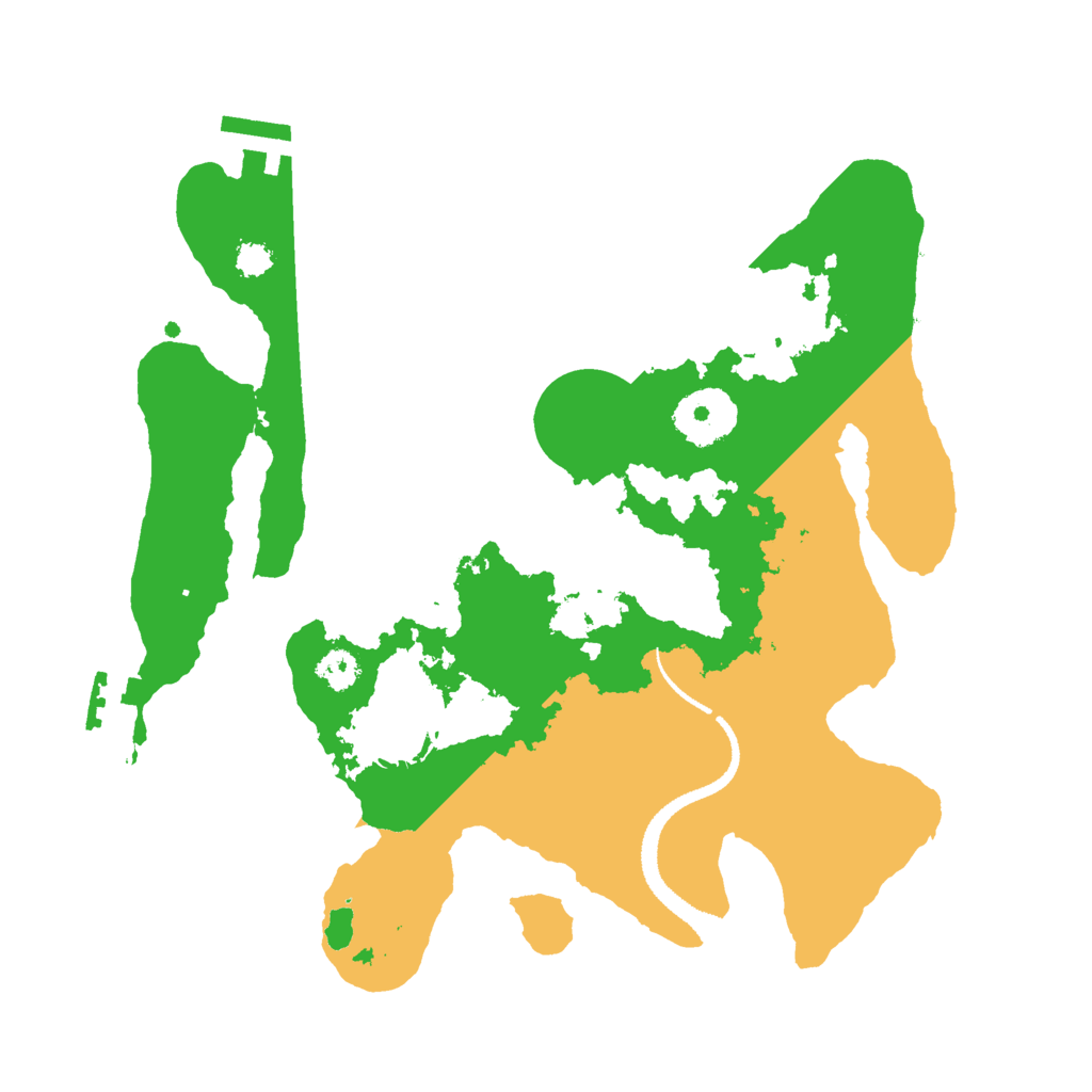 Biome Rust Map: Procedural Map, Size: 2800, Seed: 271111663