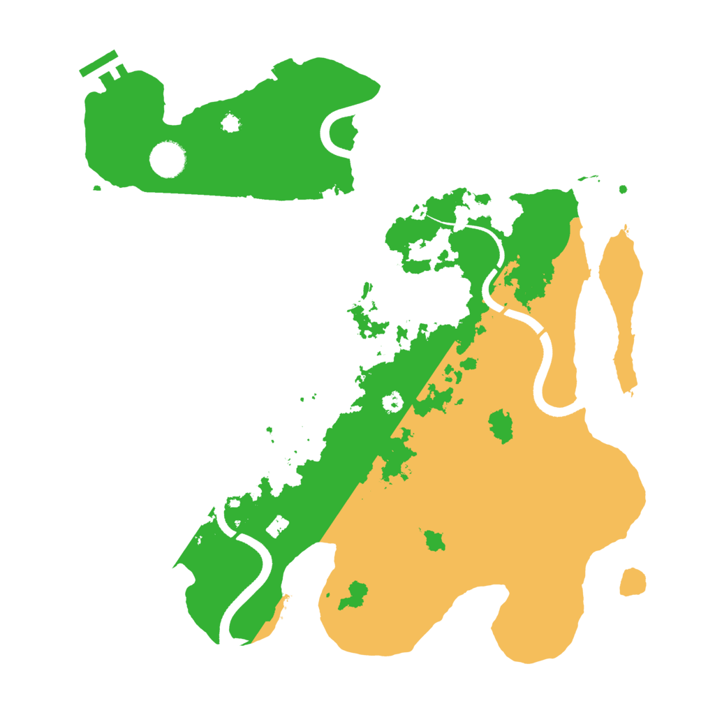 Biome Rust Map: Procedural Map, Size: 3500, Seed: 1865484904