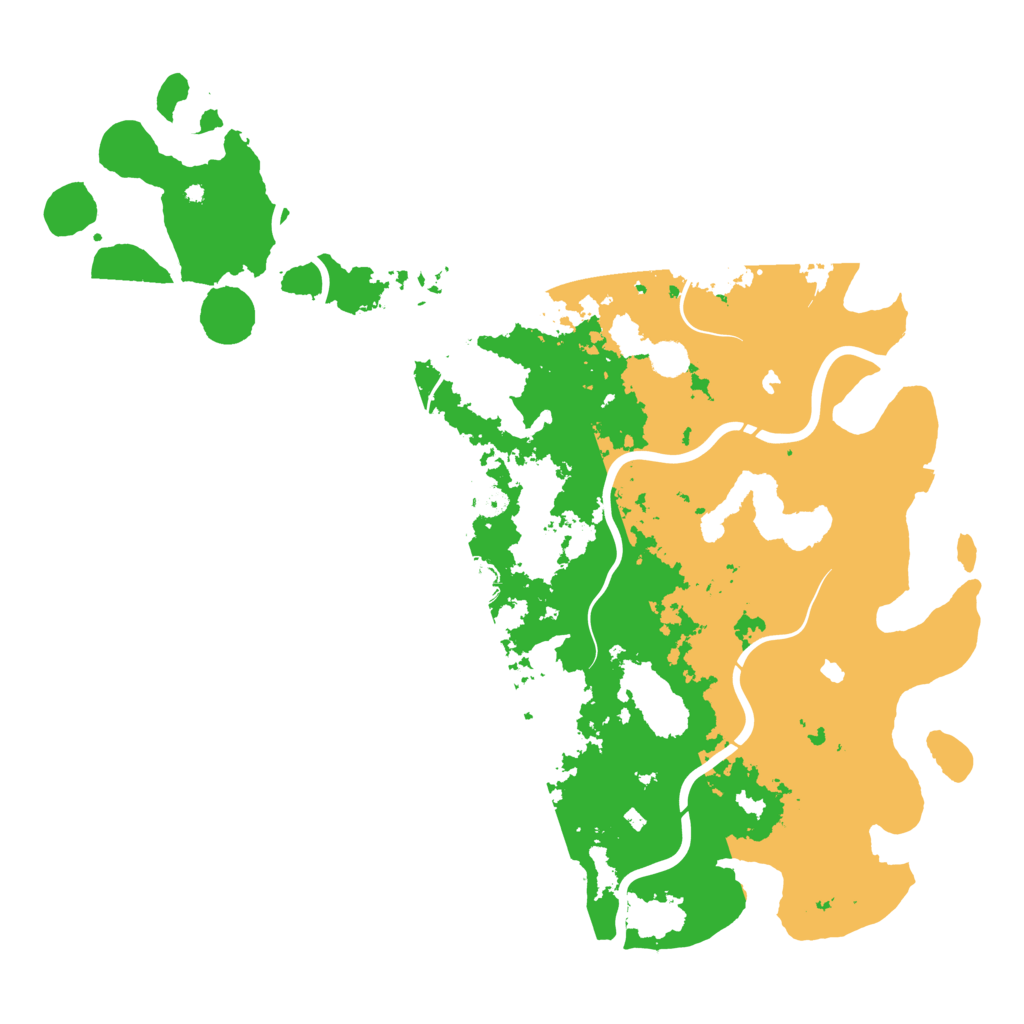 Biome Rust Map: Procedural Map, Size: 5000, Seed: 211874592