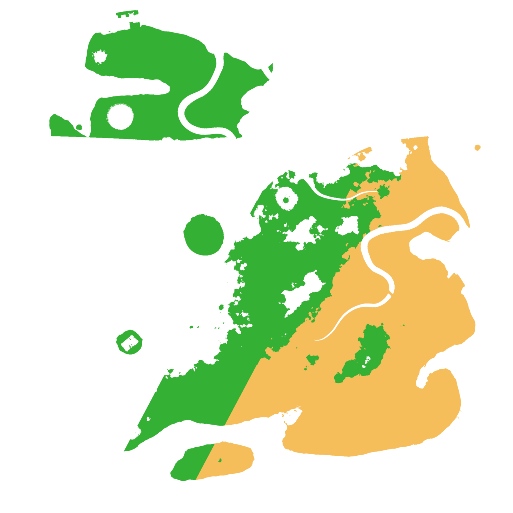 Biome Rust Map: Procedural Map, Size: 3500, Seed: 931132474