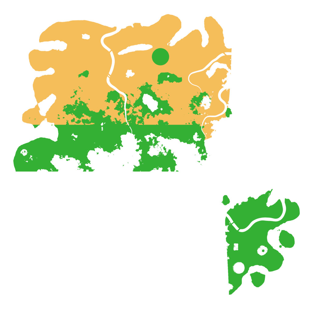 Biome Rust Map: Procedural Map, Size: 4800, Seed: 380235154
