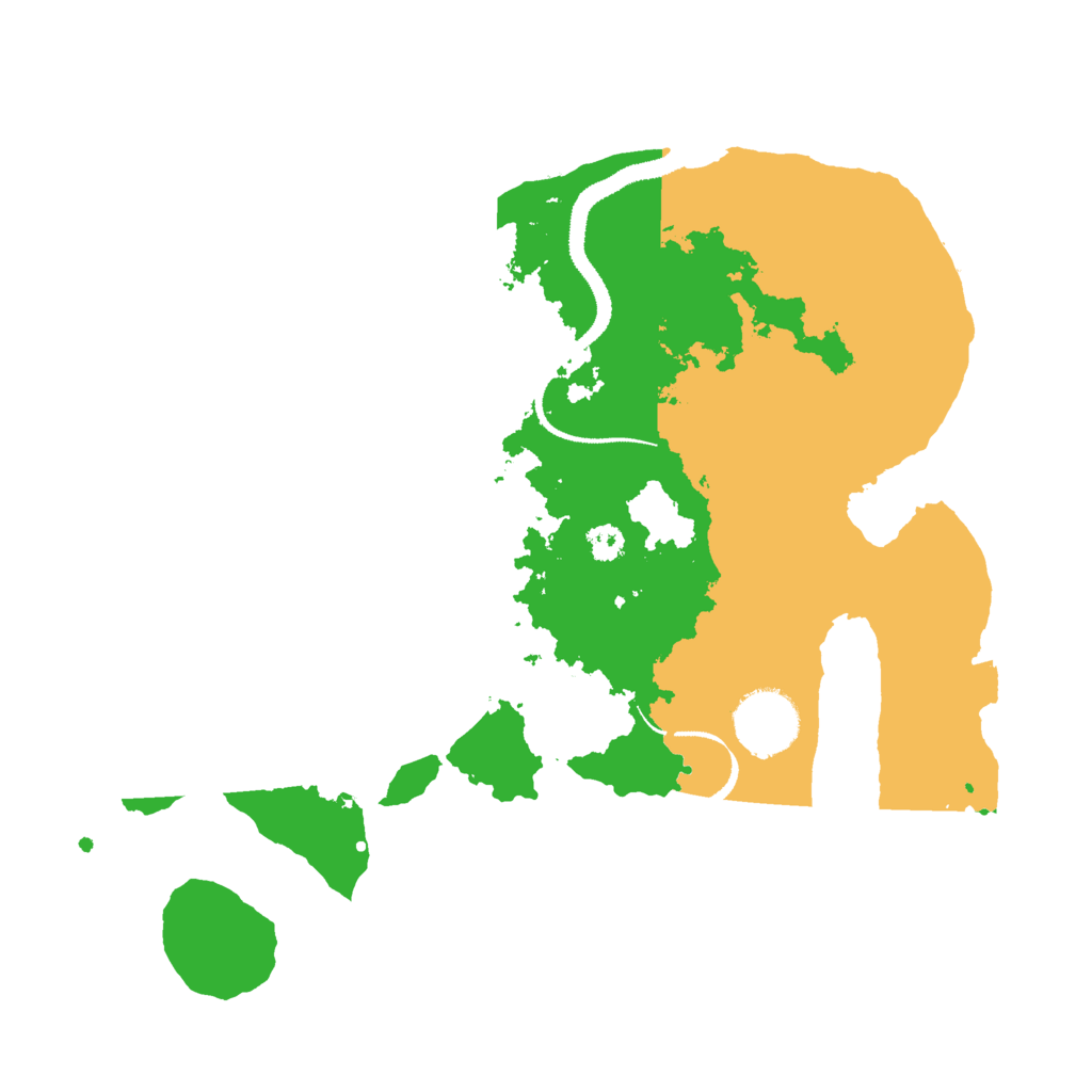 Biome Rust Map: Procedural Map, Size: 3000, Seed: 604411
