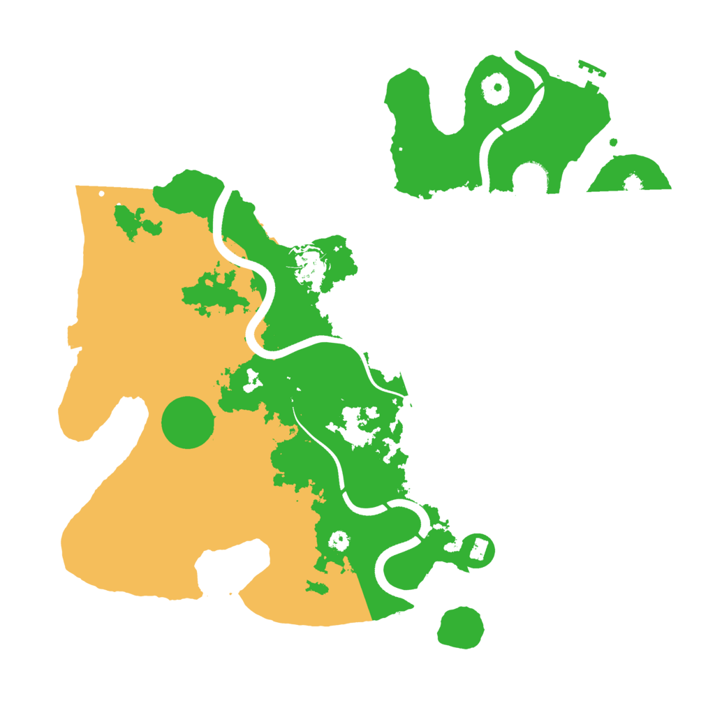 Biome Rust Map: Procedural Map, Size: 3600, Seed: 941818