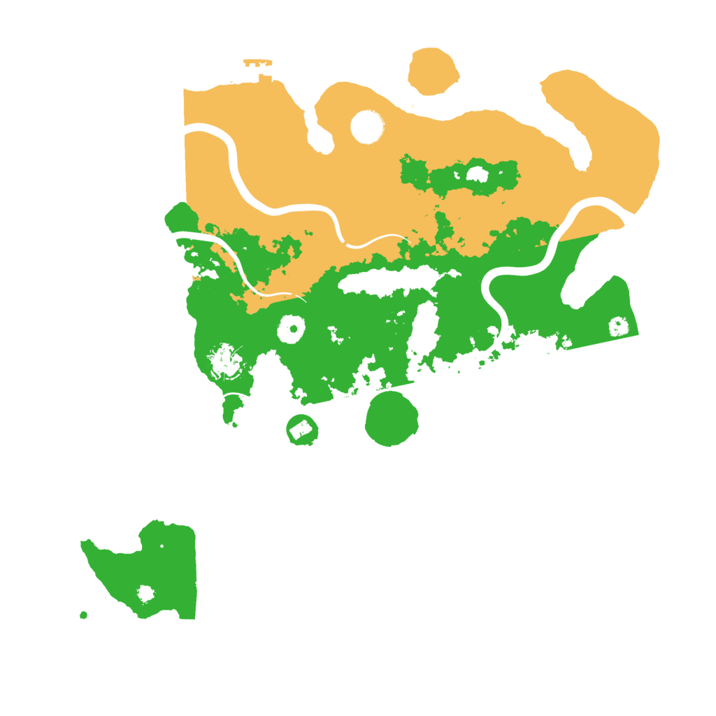 Biome Rust Map: Procedural Map, Size: 3800, Seed: 10246866