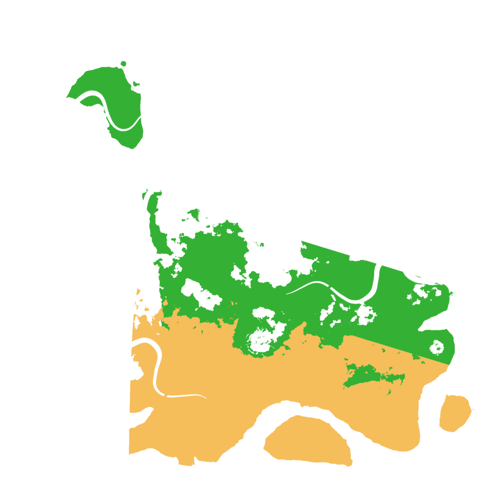 Biome Rust Map: Procedural Map, Size: 3700, Seed: 1500968859