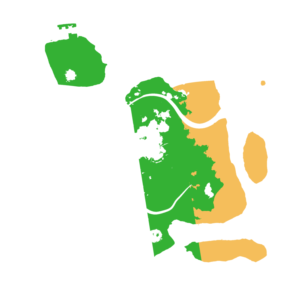 Biome Rust Map: Procedural Map, Size: 2500, Seed: 47321208