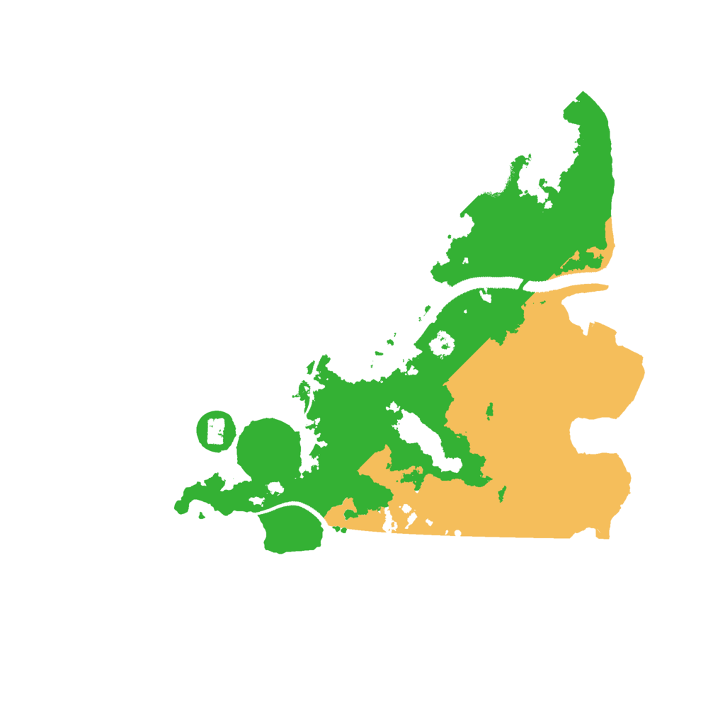 Biome Rust Map: Procedural Map, Size: 3000, Seed: 1499388427