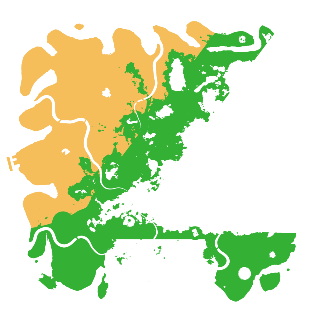Biome Rust Map: Procedural Map, Size: 4500, Seed: 1040798916