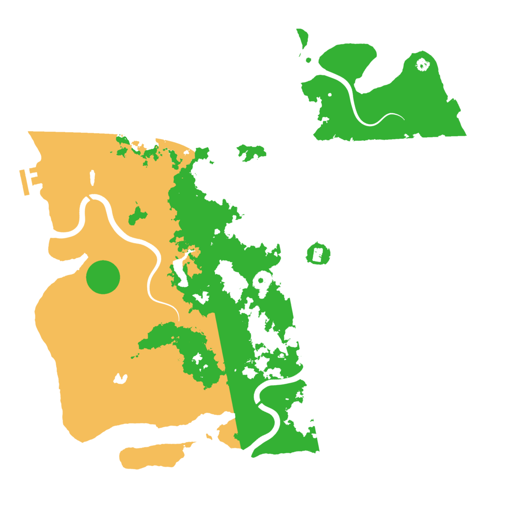 Biome Rust Map: Procedural Map, Size: 4000, Seed: 196392511