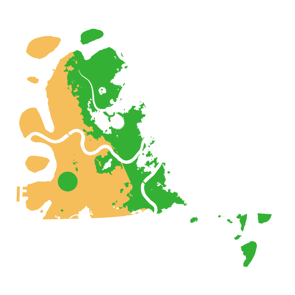 Biome Rust Map: Procedural Map, Size: 3955, Seed: 40000